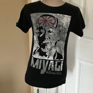 Black Karate Kid Miyagi Women's Short Sleeve Tee